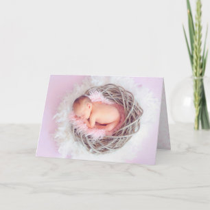 Baby Girl Herzlichen Glückwunsch Karte