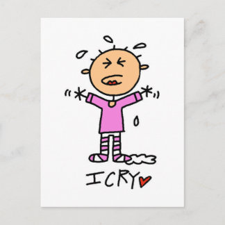 Baby Girl I Cry Tshirts und Geschenke Postkarte
