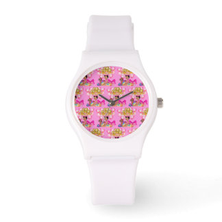 Baby Girl in Pink Armbanduhr