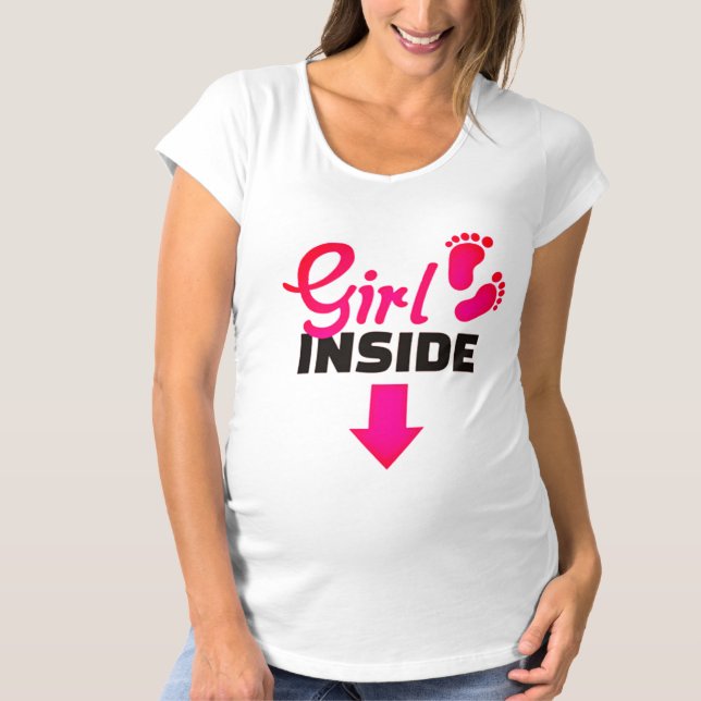 Baby Girl Inside T-Shirt (Vorderseite)