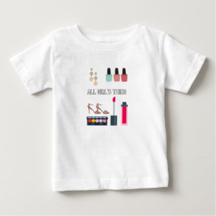 Baby Girl Jersey Anzug T-shirt