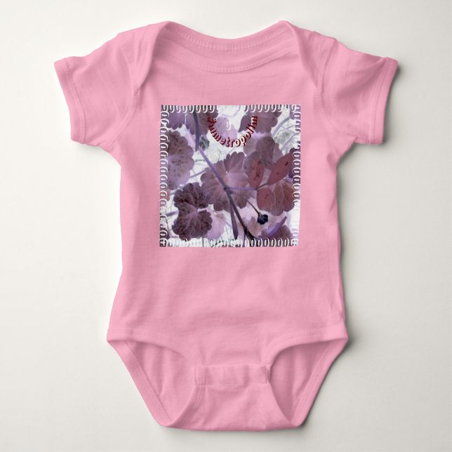 Baby Girl Jersey Bodysuit Neugeborene bis 24 Monat Baby Strampler (Vorderseite)