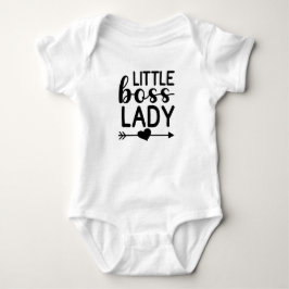 Baby Girl Little Boss Lady Funny Strampler