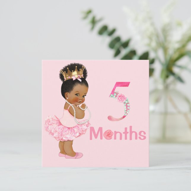 Baby Girl Monthly Meilenstein Markers Girl (Stehend Vorderseite)