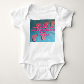 Baby Girl Name und Anreise Bodysuit Strampler
