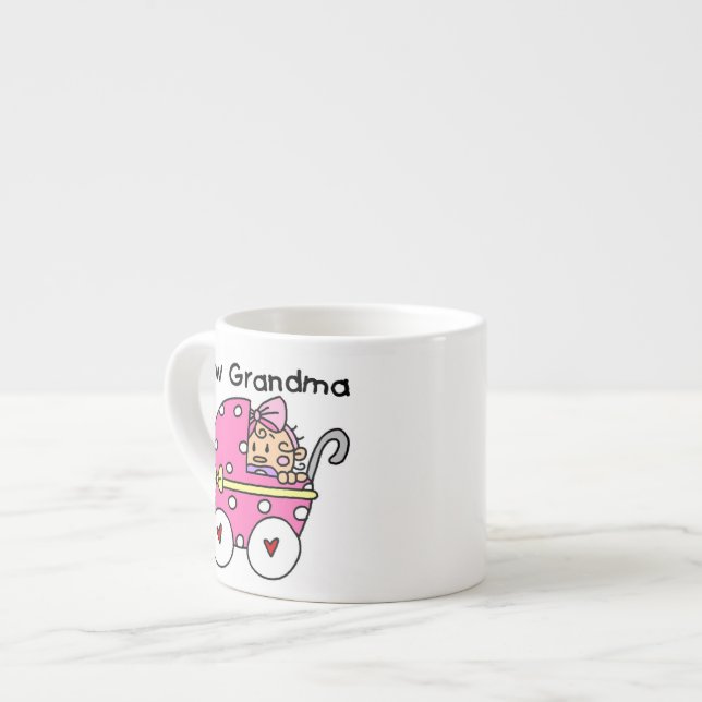 Baby Girl New Oma Geschenke Espressotasse (Vorderseite Links)