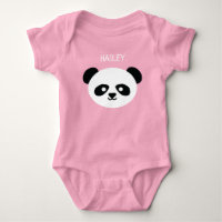 Baby Girl Niedlich Panda Personalisiert Kawaii
