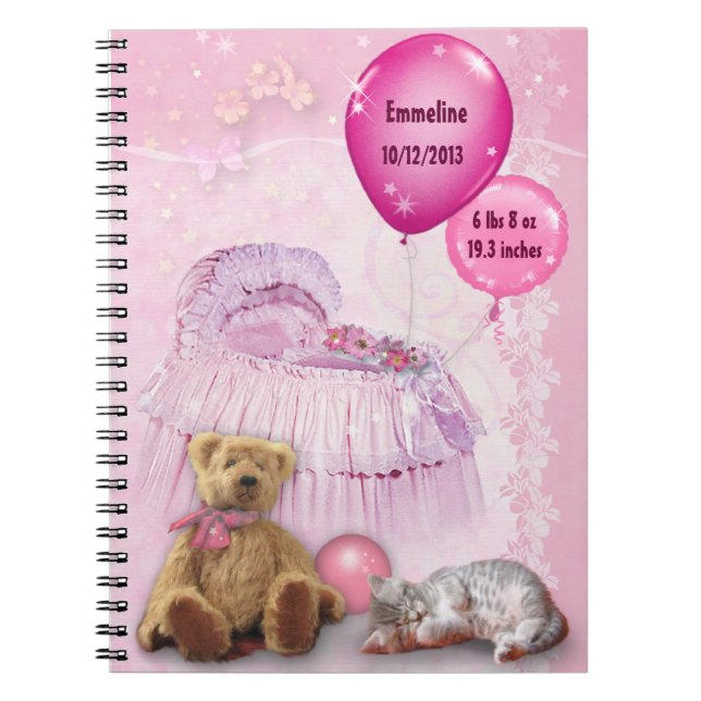 Baby Girl Notebook Notizblock (Vorderseite)