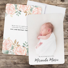 Baby Girl Overlay Text Neugeborenes Foto Chic Pink