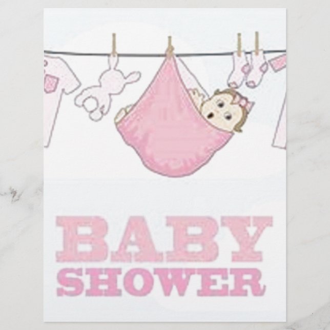 BABY GIRL PARTY ITEMS DECOR (Vorderseite)