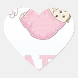 BABY GIRL PARTY ITEMS DECOR Herz-Aufkleber