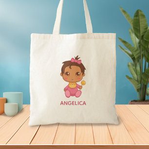 Baby Girl Pink Jumpsuit Individuelle Name Tragetasche