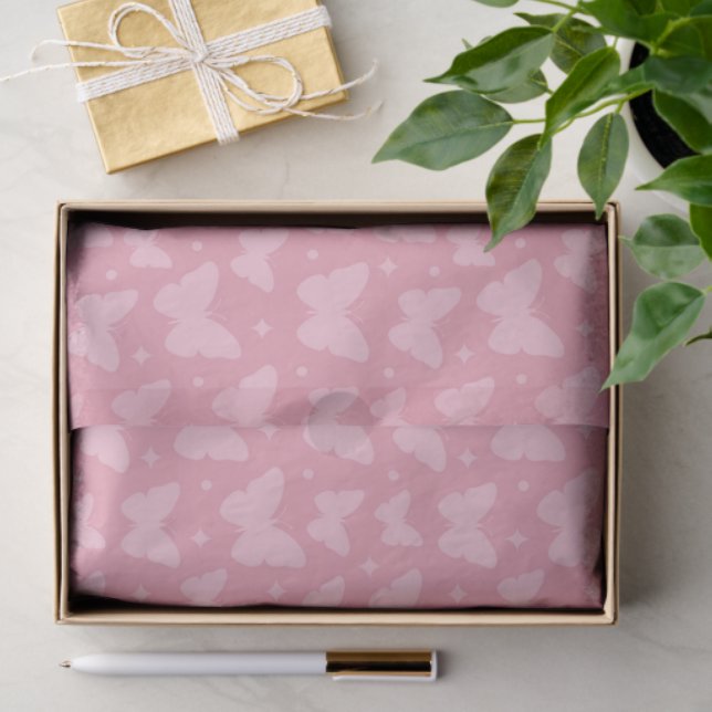 Baby Girl Pink Seidenpapier (Geschenk)