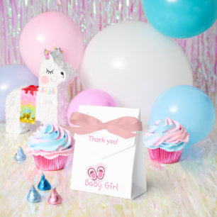 Baby Girl Pinke Schuhe Baby Shower Geschenkschachtel