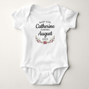 Baby Girl Pregnancy Ankündigung Gender Reveal Strampler