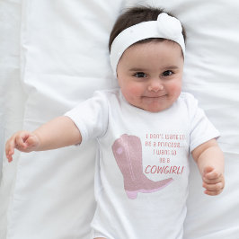 Baby Girl Princess Cowgirl Niedlich Strampler