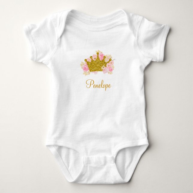 Baby Girl Princess Strampler (Vorderseite)