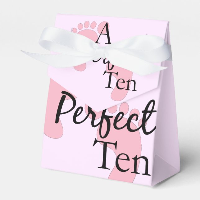 Baby Girl Shower Fevor Box Geschenkschachtel (Vorderseite)