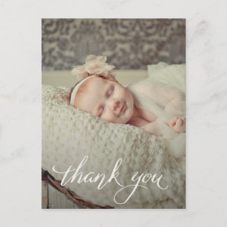 Baby Girl Sip & See Vielen Dank für Ihre Geburtser Postkarte