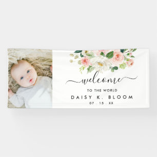 Baby Girl Sip und Foto Banner