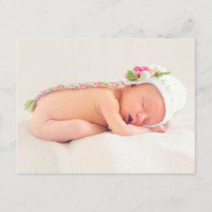 Baby Girl Sleeping Postkarte