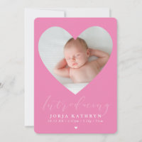 BABY GIRL stellt Foto niedlichen Herzrahmen in Ros
