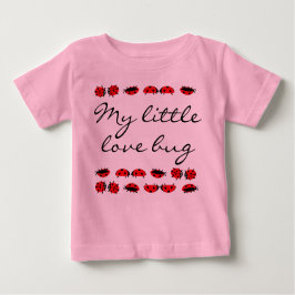 Baby Girl T - Shirt meine kleine Liebe buk pink