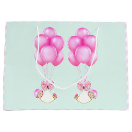 Baby Girl Twins Große Geschenktüte