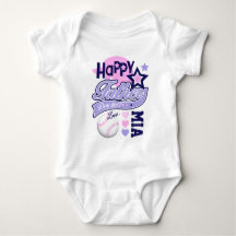 Baby Girl Vatertag Baseball Shirt