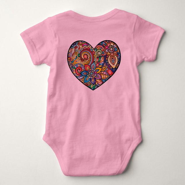 Baby Girl's Bodysuit Strampler (Rückseite)