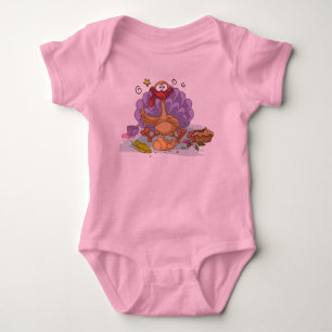 Baby Girl's Bodysuit Strampler