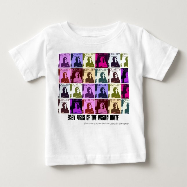 BABY GIRLS UNITE BABY T-SHIRT (Vorderseite)