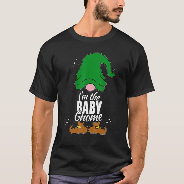 Baby Gnome Matching Family Group Christmas Party P T-Shirt (Vorderseite)