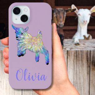 Baby Goat Funky Niedlich Psychedelic Animal Art Na Case-Mate iPhone Hülle
