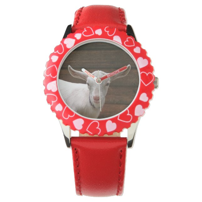 Baby Goat Kids Watch Armbanduhr (Vorderseite)