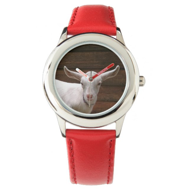 Baby Goat Kids Watch Armbanduhr (Vorderseite)