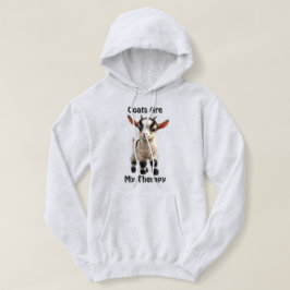 Baby Goat mit Fluffy Fur und hellen Ausdrücken Hoodie