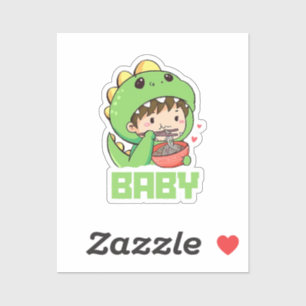 Baby Godzilla Aufkleber