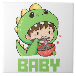 Baby Godzilla Fliese