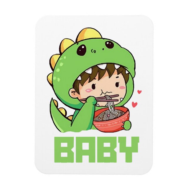 Baby Godzilla Magnet (Vertikal)
