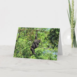 Baby Gorilla (2035) - Geburtskarte Karte