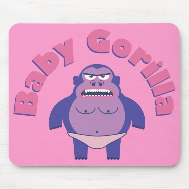 Baby Gorilla Mousepad (Vorne)