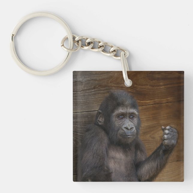 Baby Gorilla Schlüsselanhänger (Vorderseite)