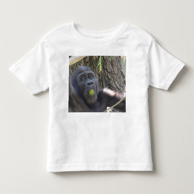 Baby-Gorilla-T-Shirt Kleinkind T-shirt (Vorderseite)