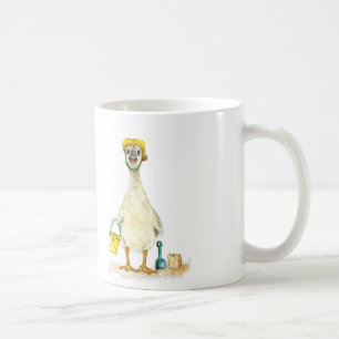 Baby Gosling on the Beach Kaffeetasse