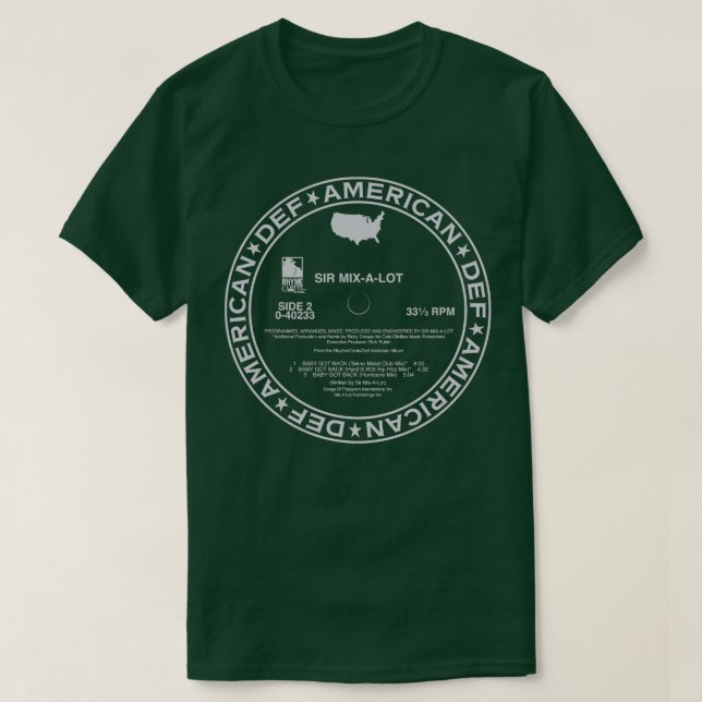 Baby Got 1992 T-Shirt (Design vorne)
