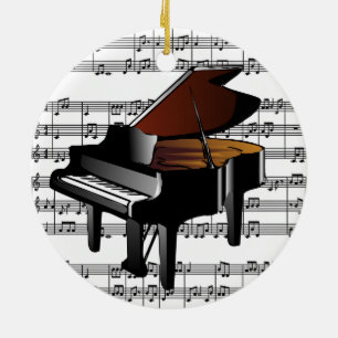 Baby Grand Piano Ornament