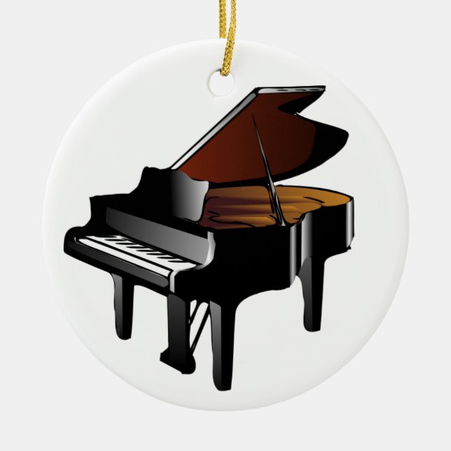 Baby Grand Piano Ornament (Vorne)
