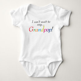Baby Grandpop Sprichwort Fun Säugling Shirt