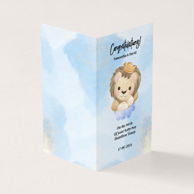 Baby-Gratulcard (Vorderseite)